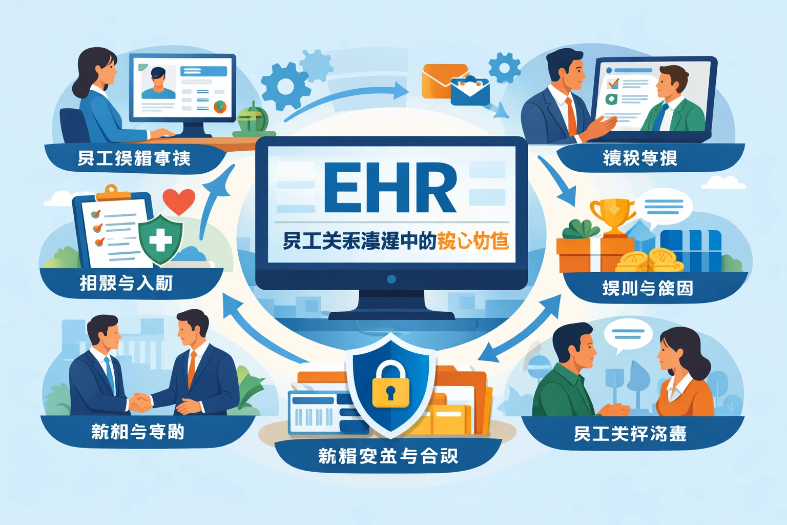 EHR系统在员工关系管理中的核心价值