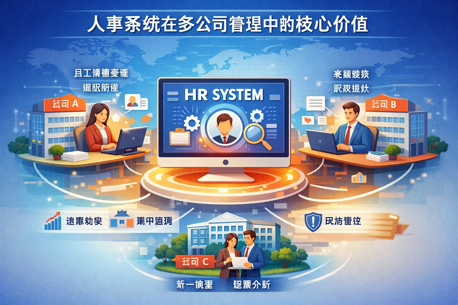 人事系统在多公司管理中的核心价值