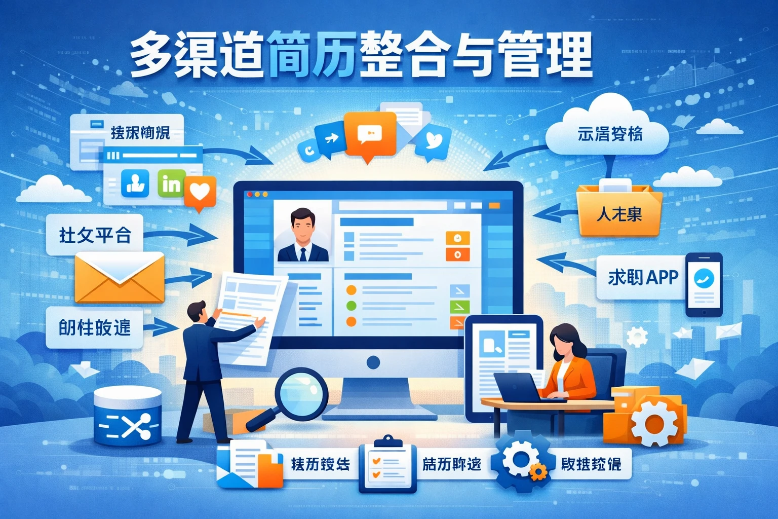 多渠道简历整合与管理