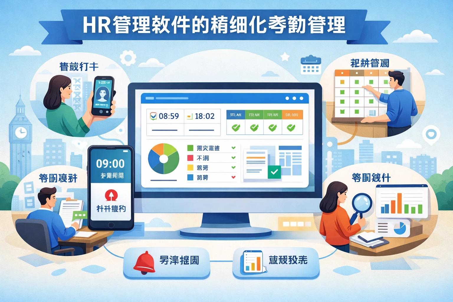 HR管理软件的精细化考勤管理