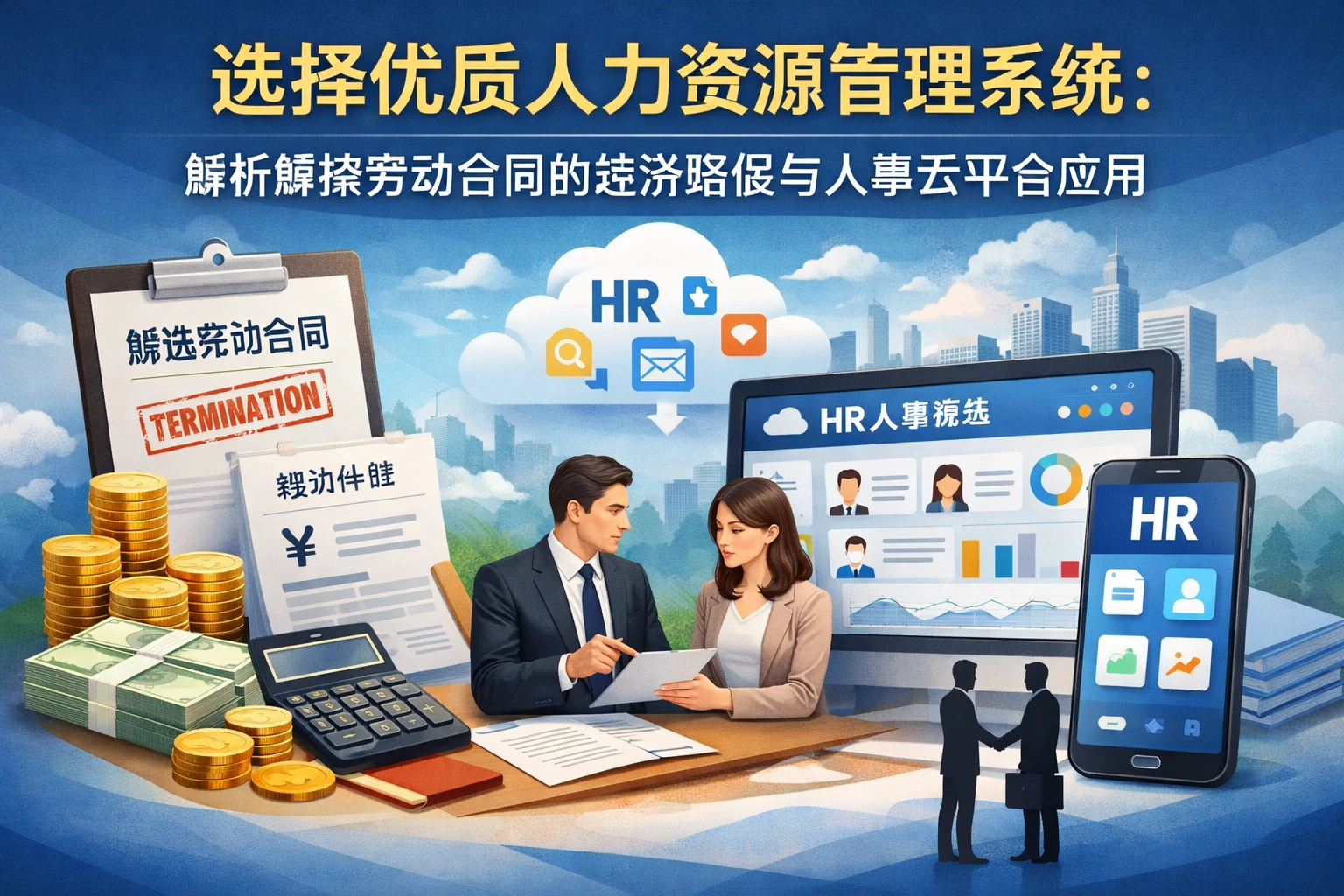 选择优质人力资源管理系统：解析解除劳动合同的经济赔偿与人事云平台应用