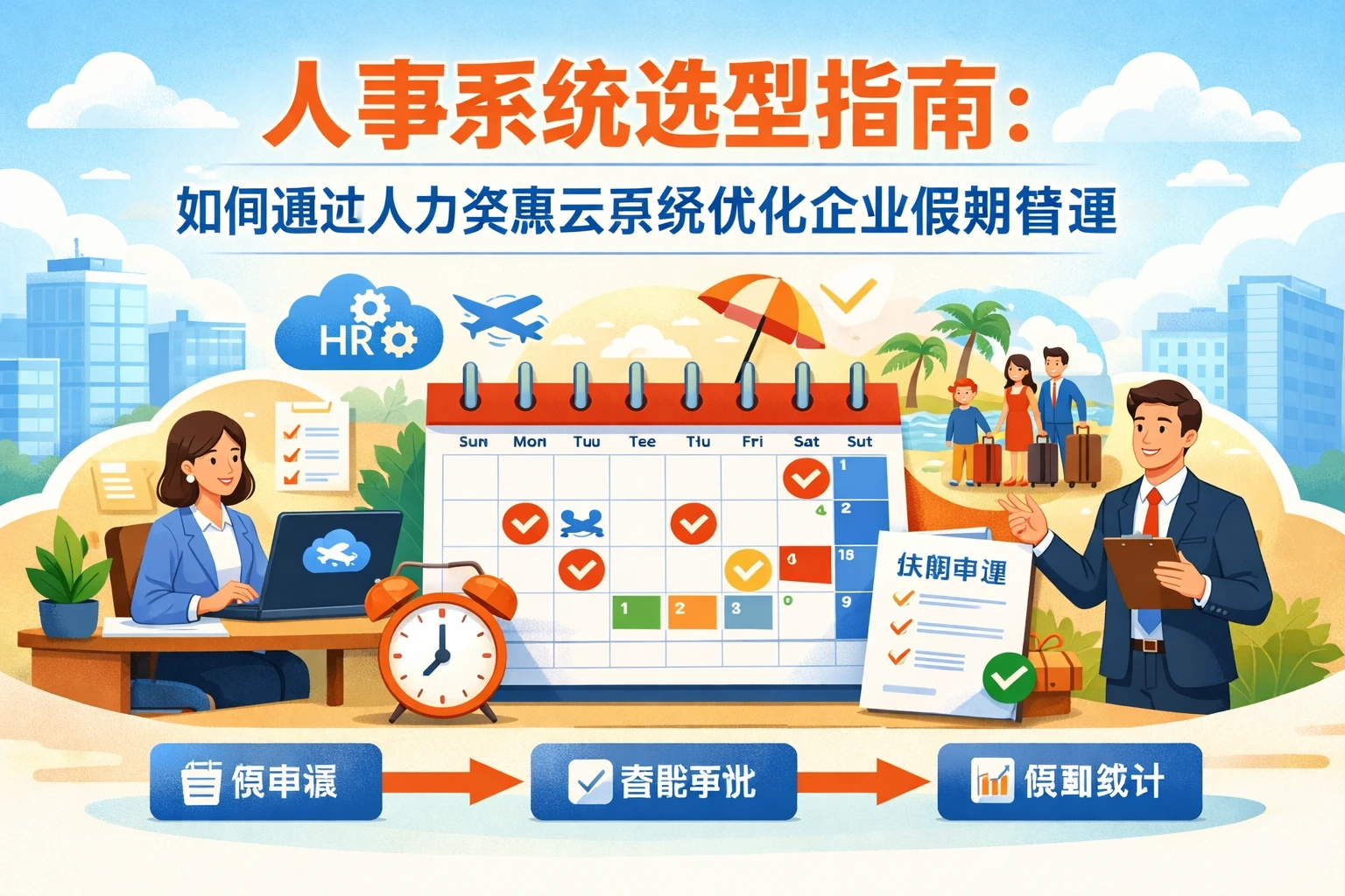 人事系统选型指南：如何通过人力资源云系统优化企业假期管理