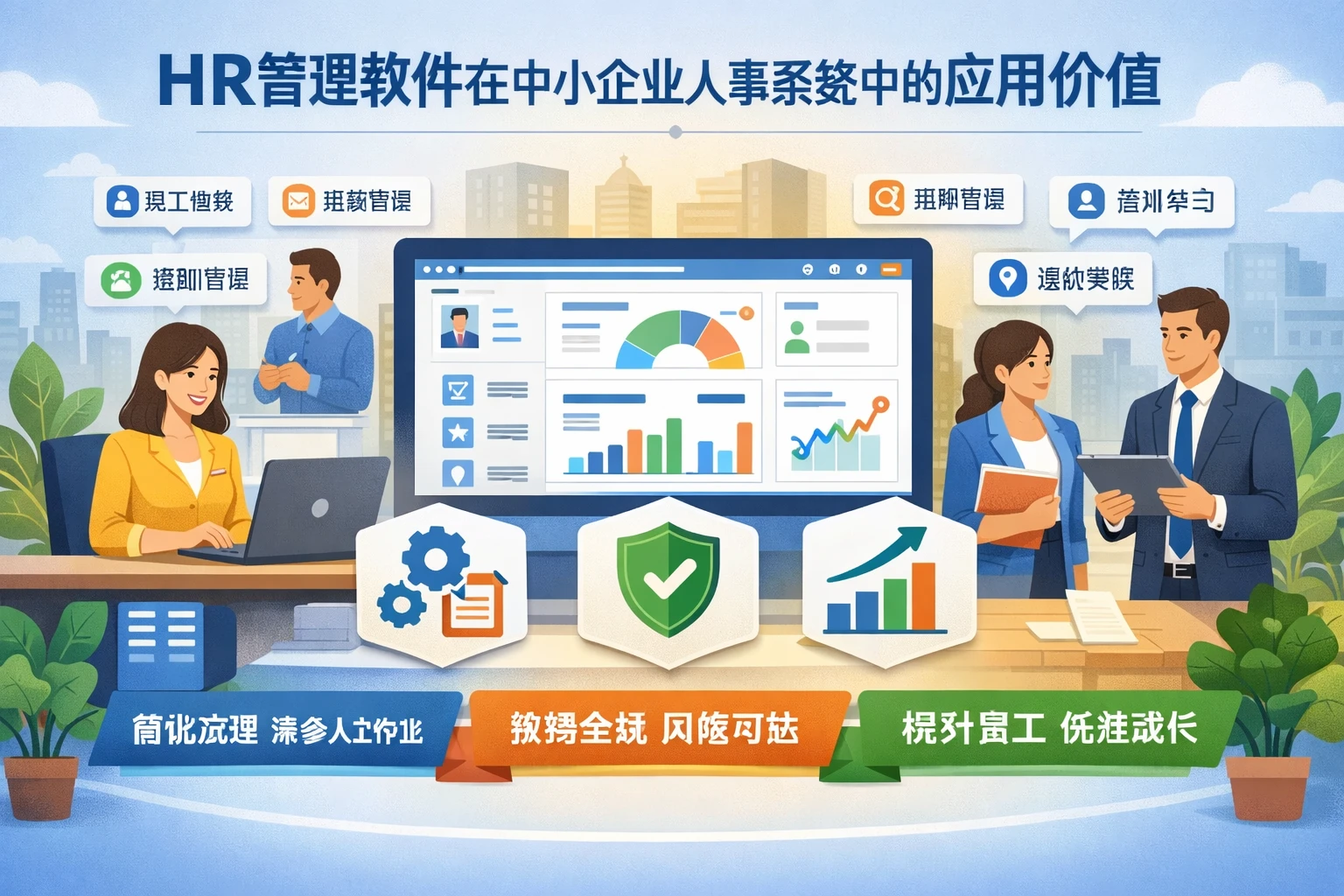 HR管理软件在中小企业人事系统中的应用价值