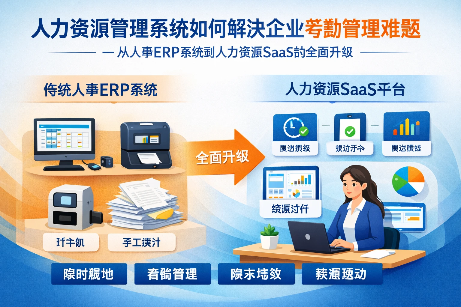 人力资源管理系统如何解决企业考勤管理难题——从人事ERP系统到人力资源SaaS的全面升级