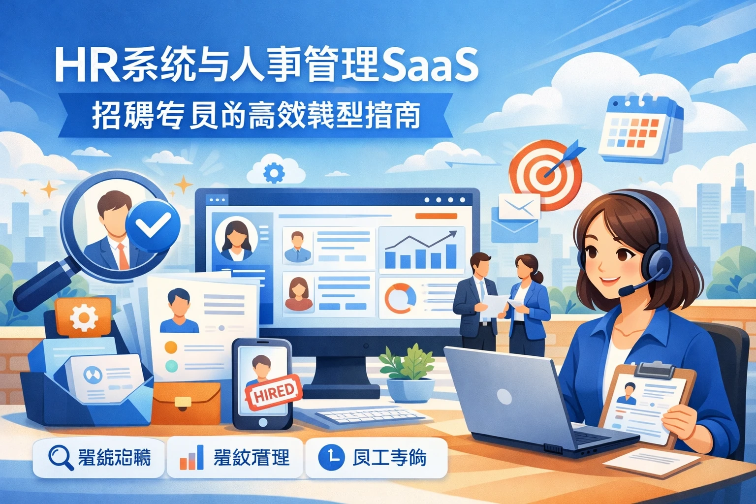 HR系统与人事管理SaaS：招聘专员的高效转型指南