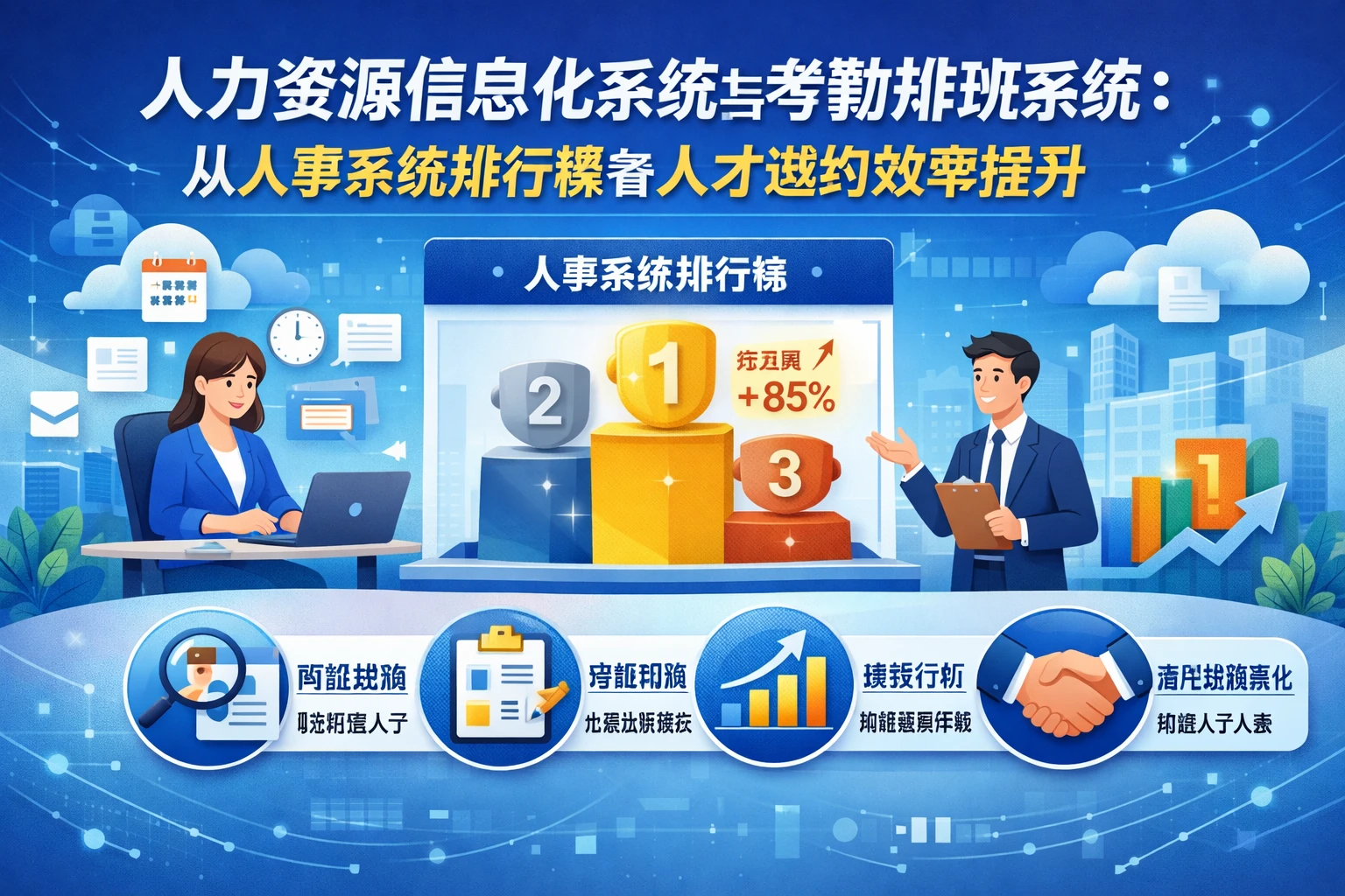 人力资源信息化系统与考勤排班系统:从人事系统排行榜看人才邀约效率提升