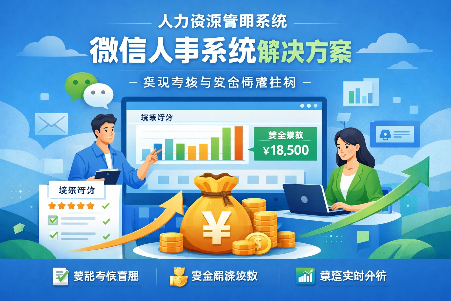 人力资源管理系统：微信人事系统解决方案实现考核与奖金精准挂钩