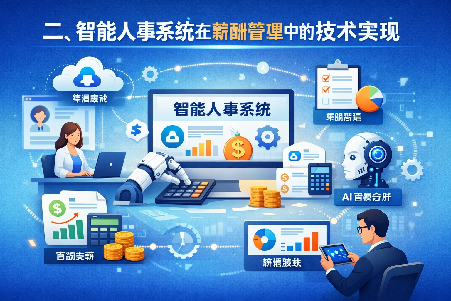二、智能人事系统在薪酬管理中的技术实现