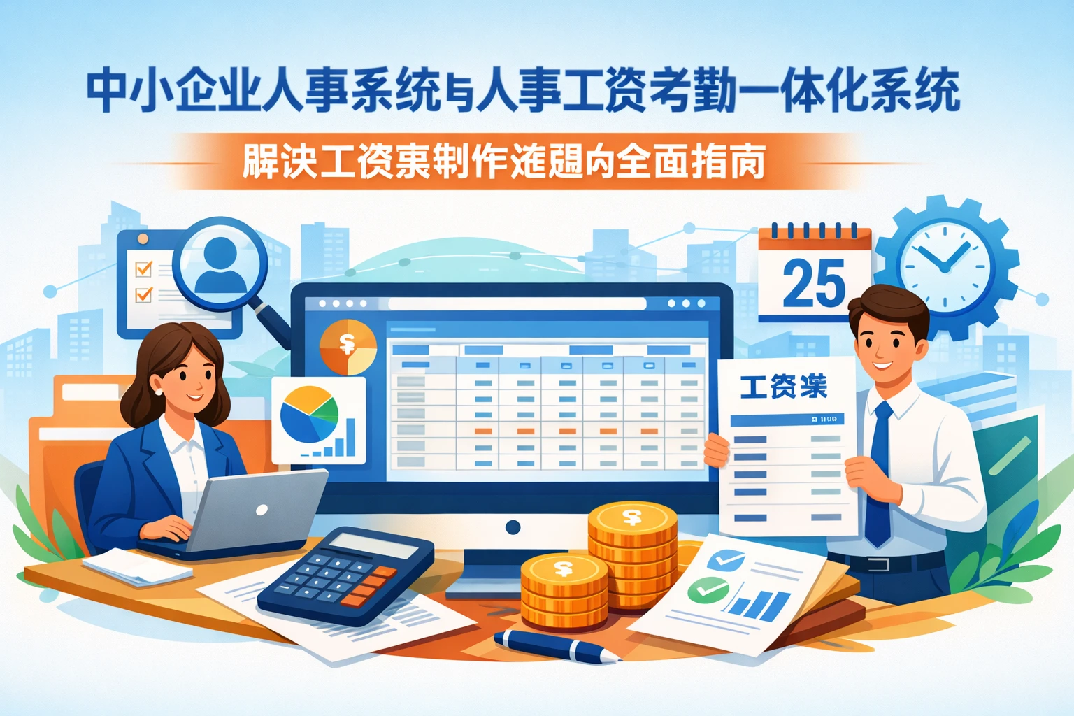 中小企业人事系统与人事工资考勤一体化系统：解决工资表制作难题的全面指南