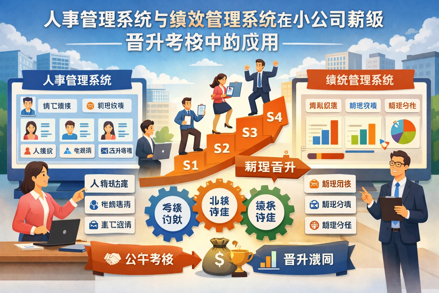 人事管理系统与绩效管理系统在小公司薪级晋升考核中的应用