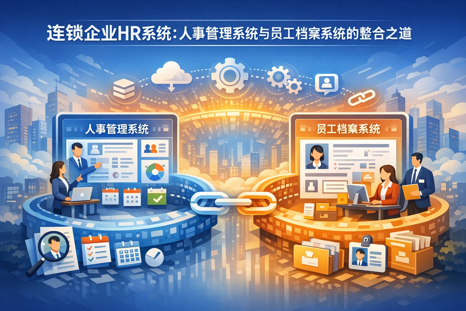 连锁企业HR系统：人事管理系统与员工档案系统的整合之道