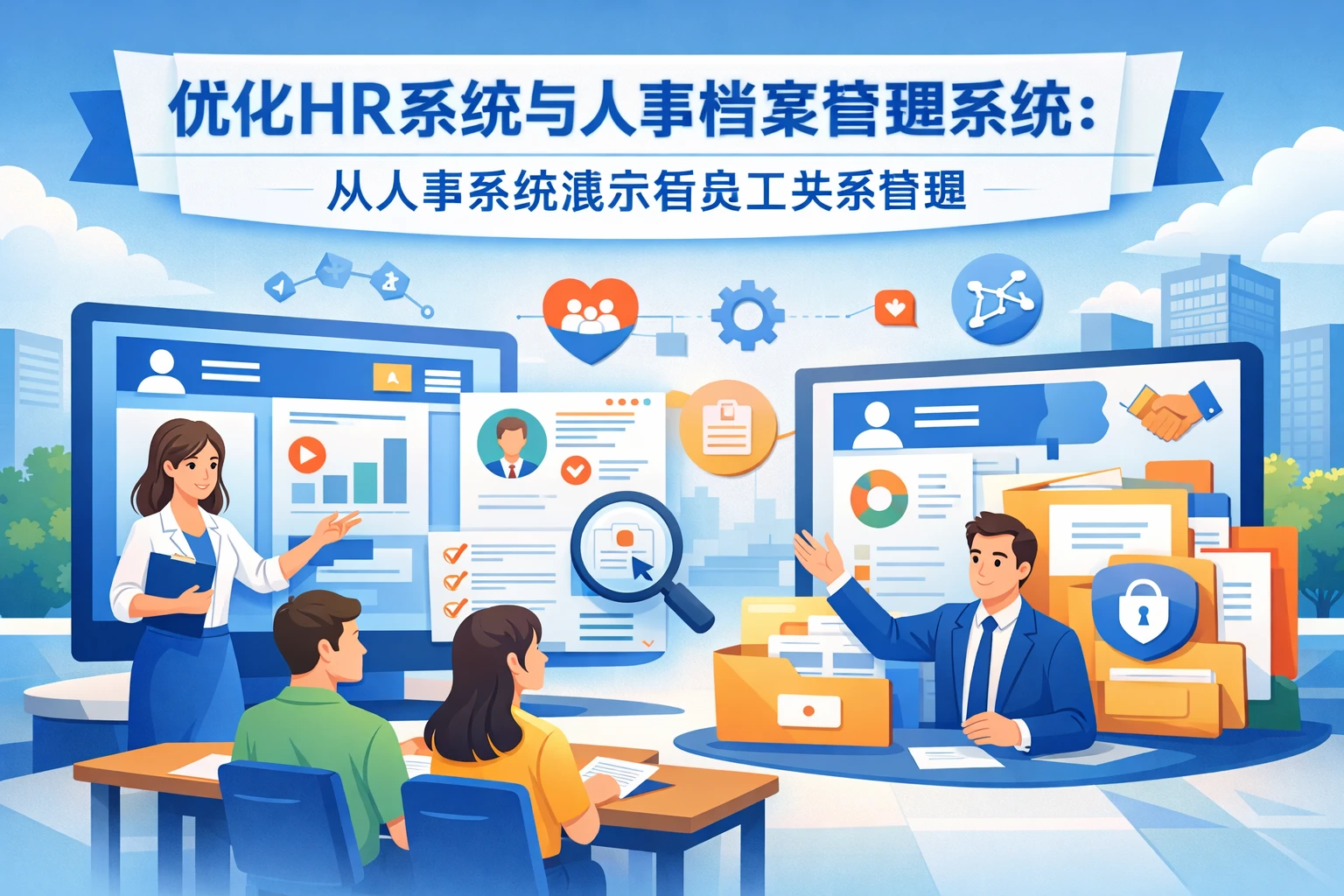 优化HR系统与人事档案管理系统:从人事系统演示看员工关系管理