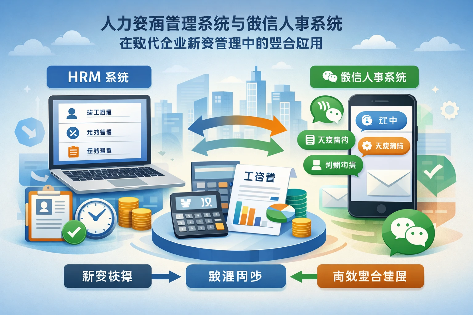 人力资源管理系统与微信人事系统在现代企业薪资管理中的整合应用
