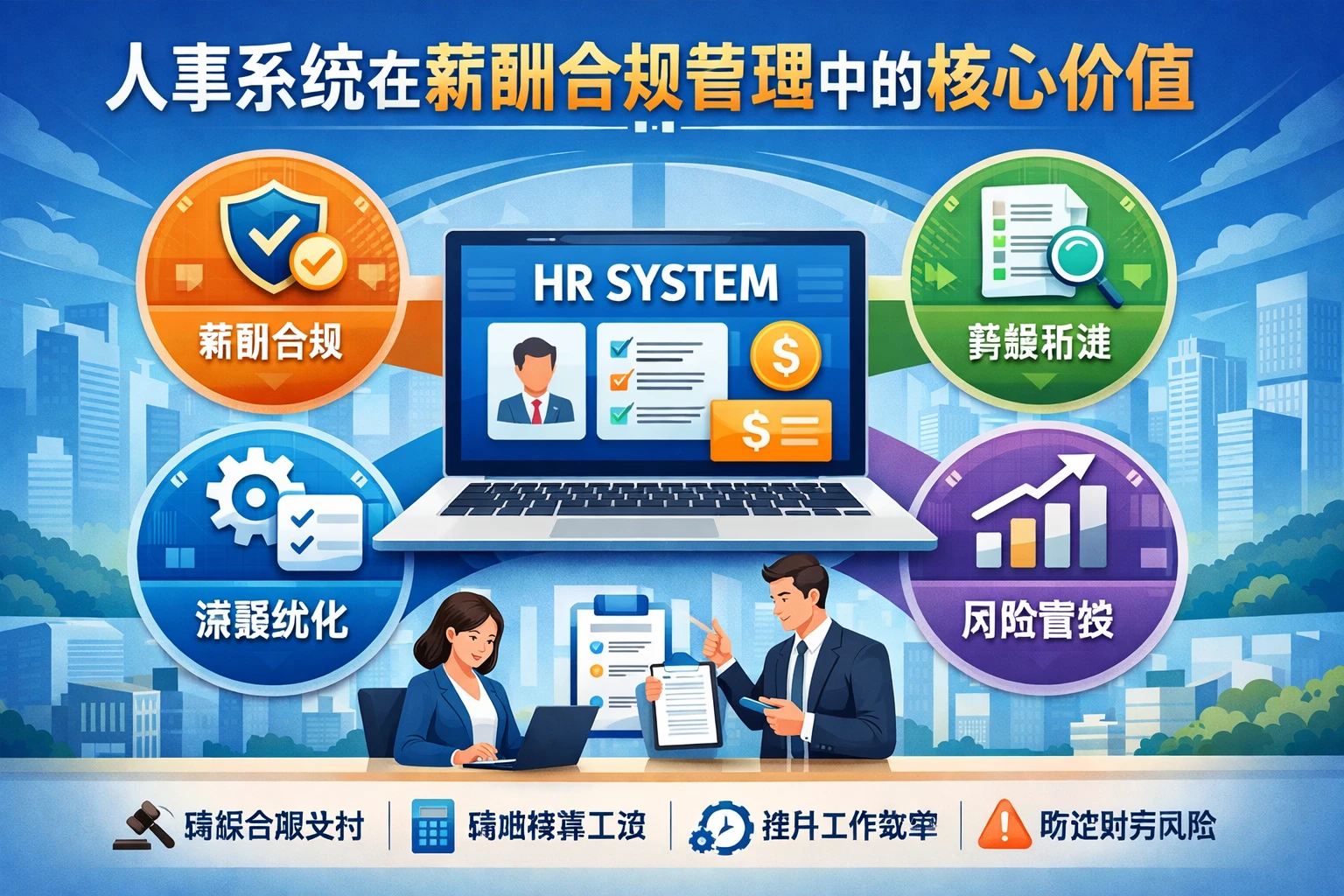 人事系统在薪酬合规管理中的核心价值