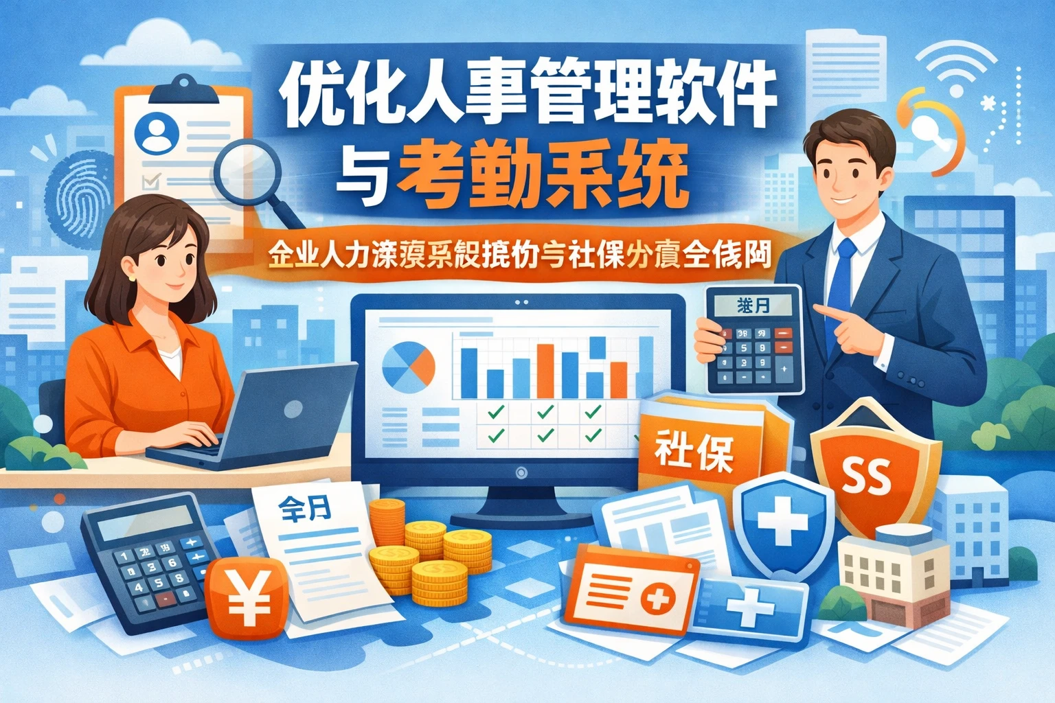 优化人事管理软件与考勤系统：企业人力资源系统报价与社保办理全指南