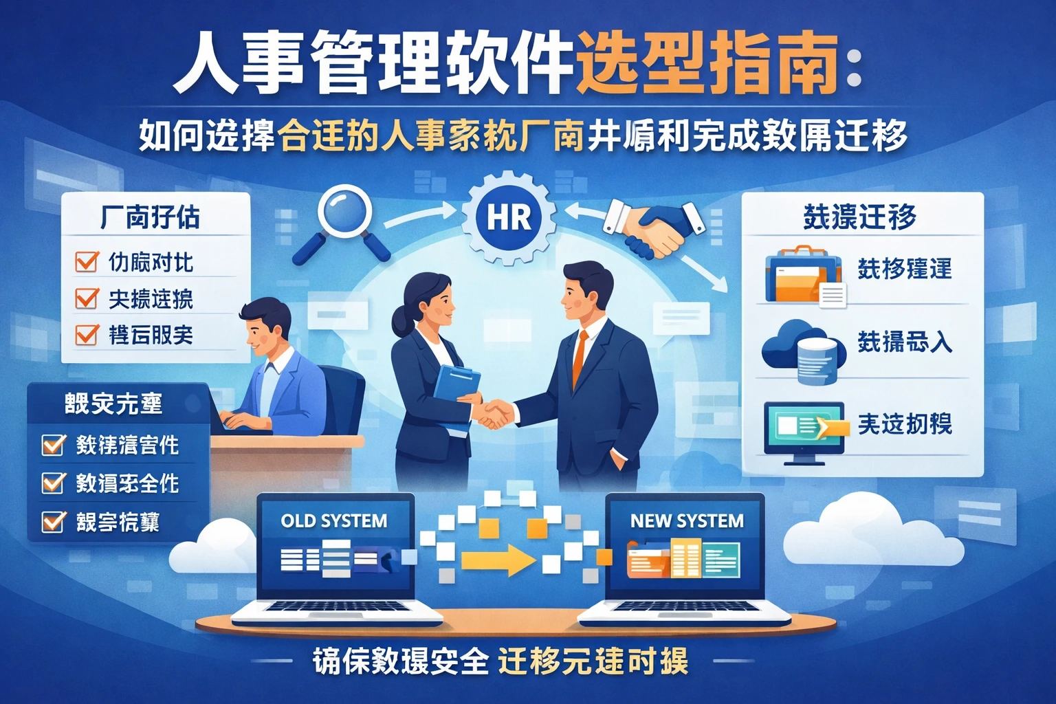 人事管理软件选型指南：如何选择合适的人事系统厂商并顺利完成数据迁移