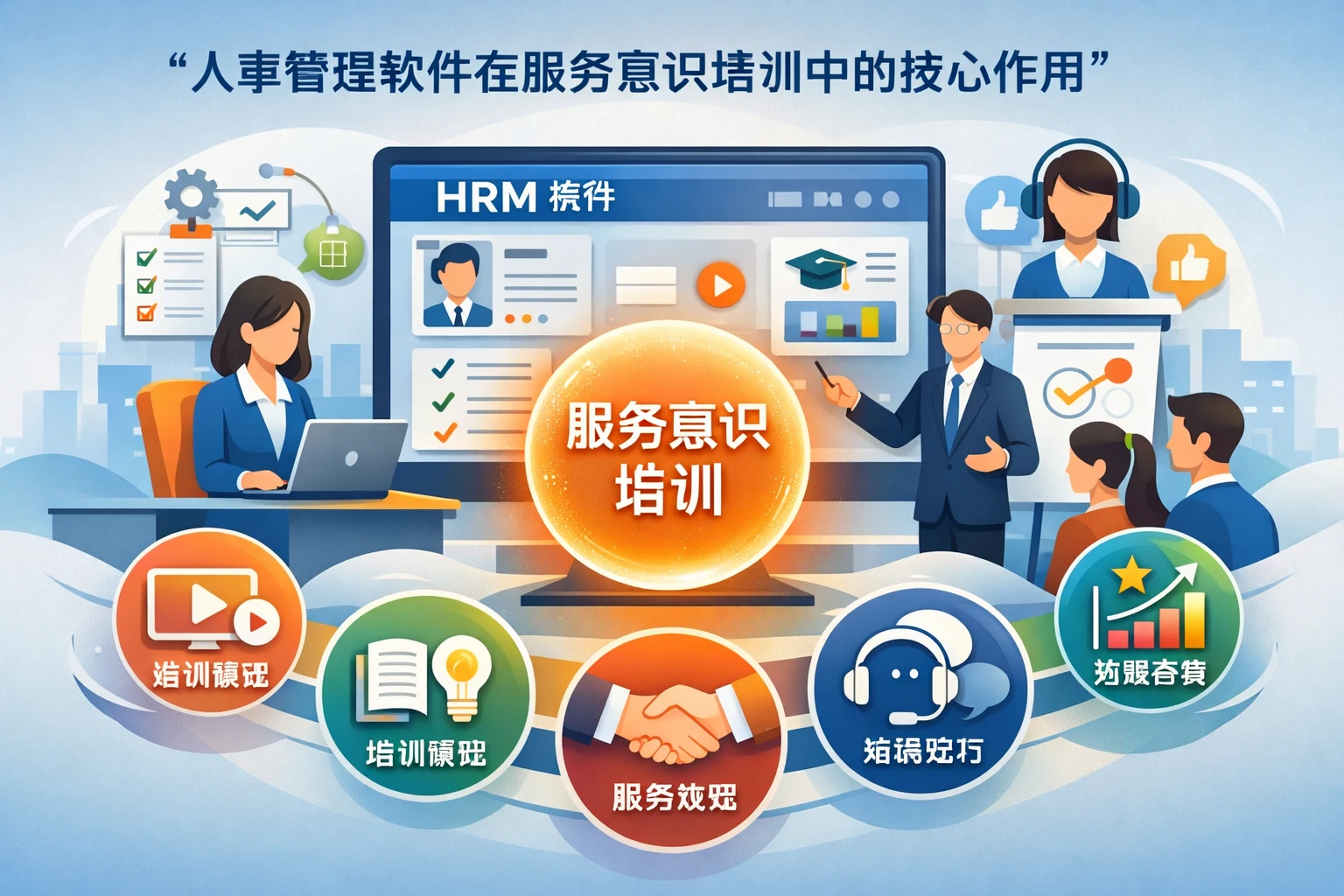 人事管理软件在服务意识培训中的核心作用