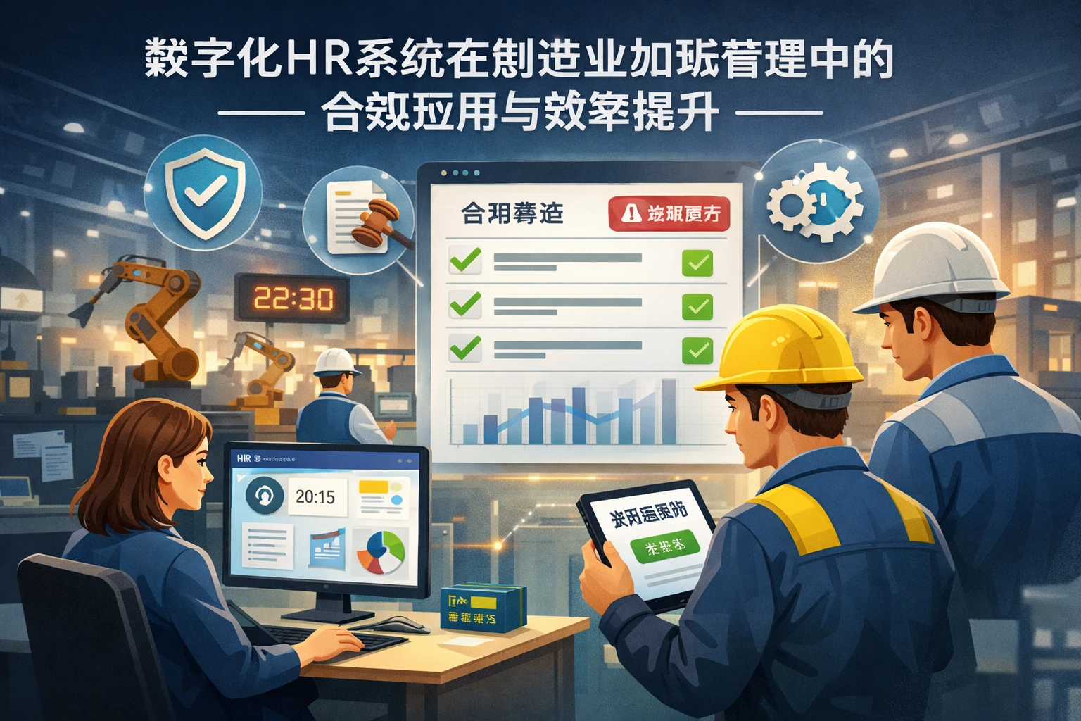 数字化HR系统在制造业加班管理中的合规应用与效率提升