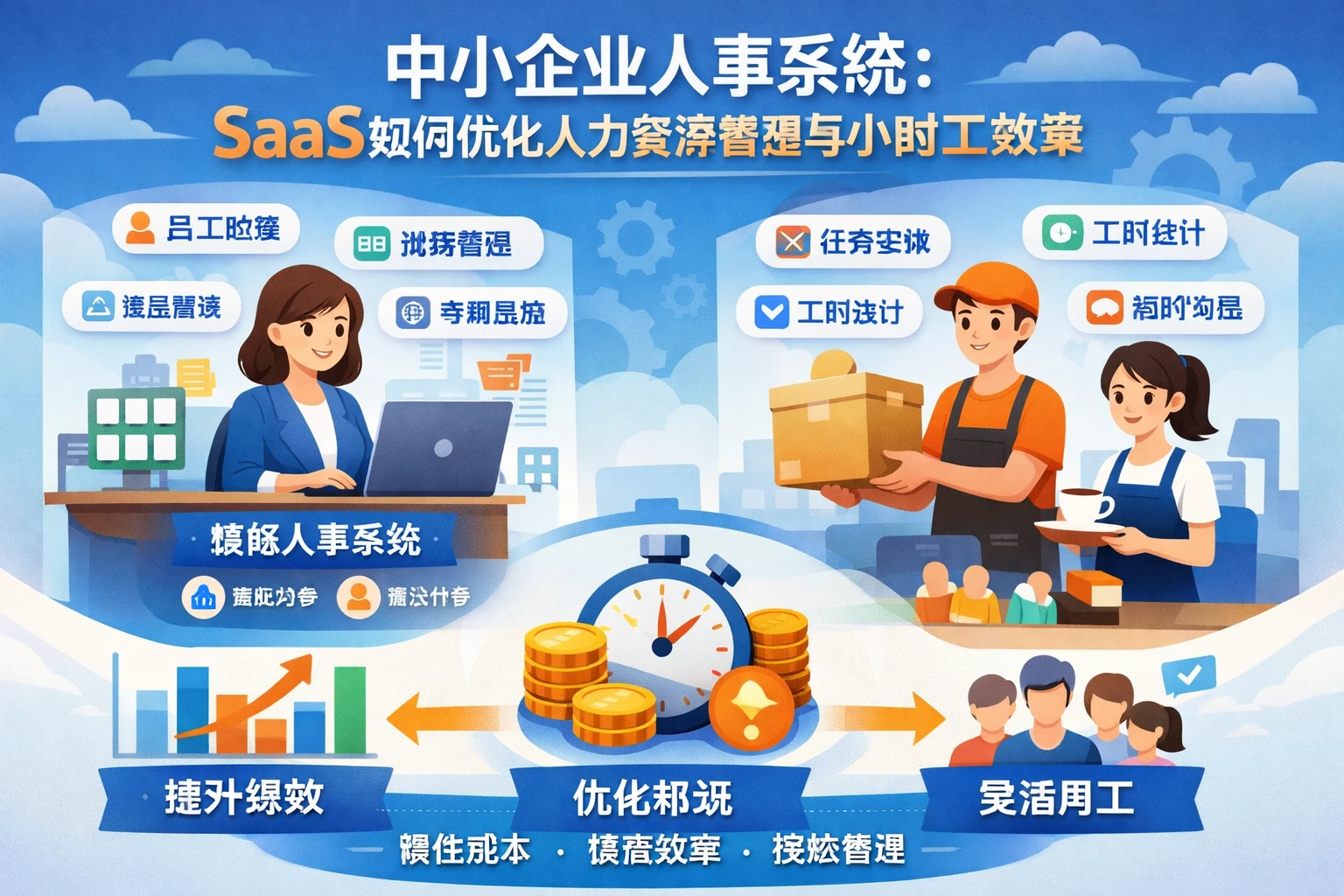 中小企业人事系统：SaaS如何优化人力资源管理与小时工效率