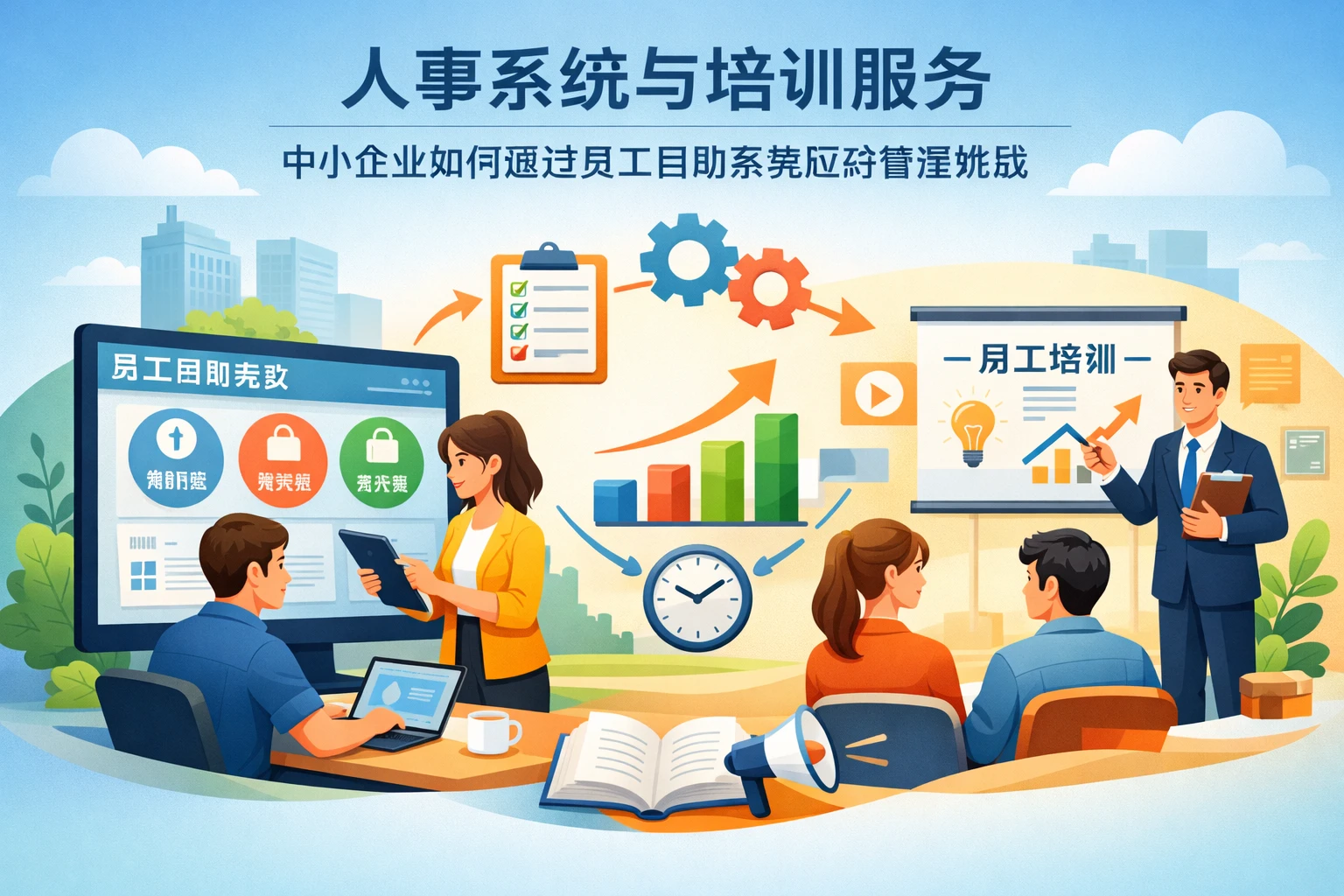 人事系统与培训服务：中小企业如何通过员工自助系统应对管理挑战
