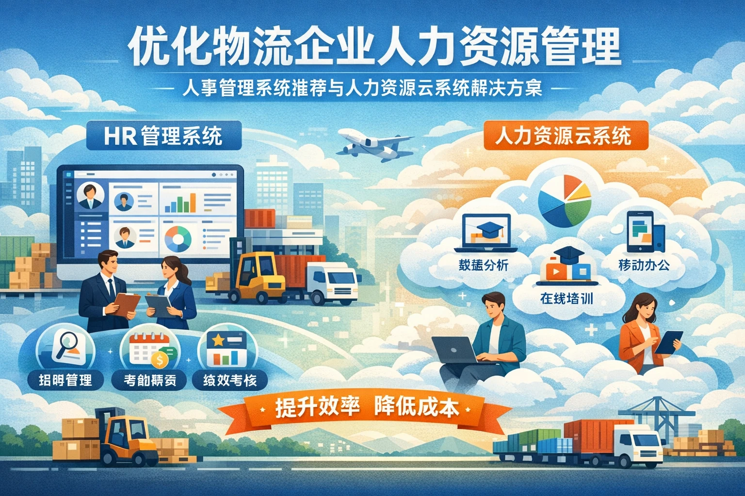 优化物流企业人力资源管理：人事管理系统推荐与人力资源云系统解决方案