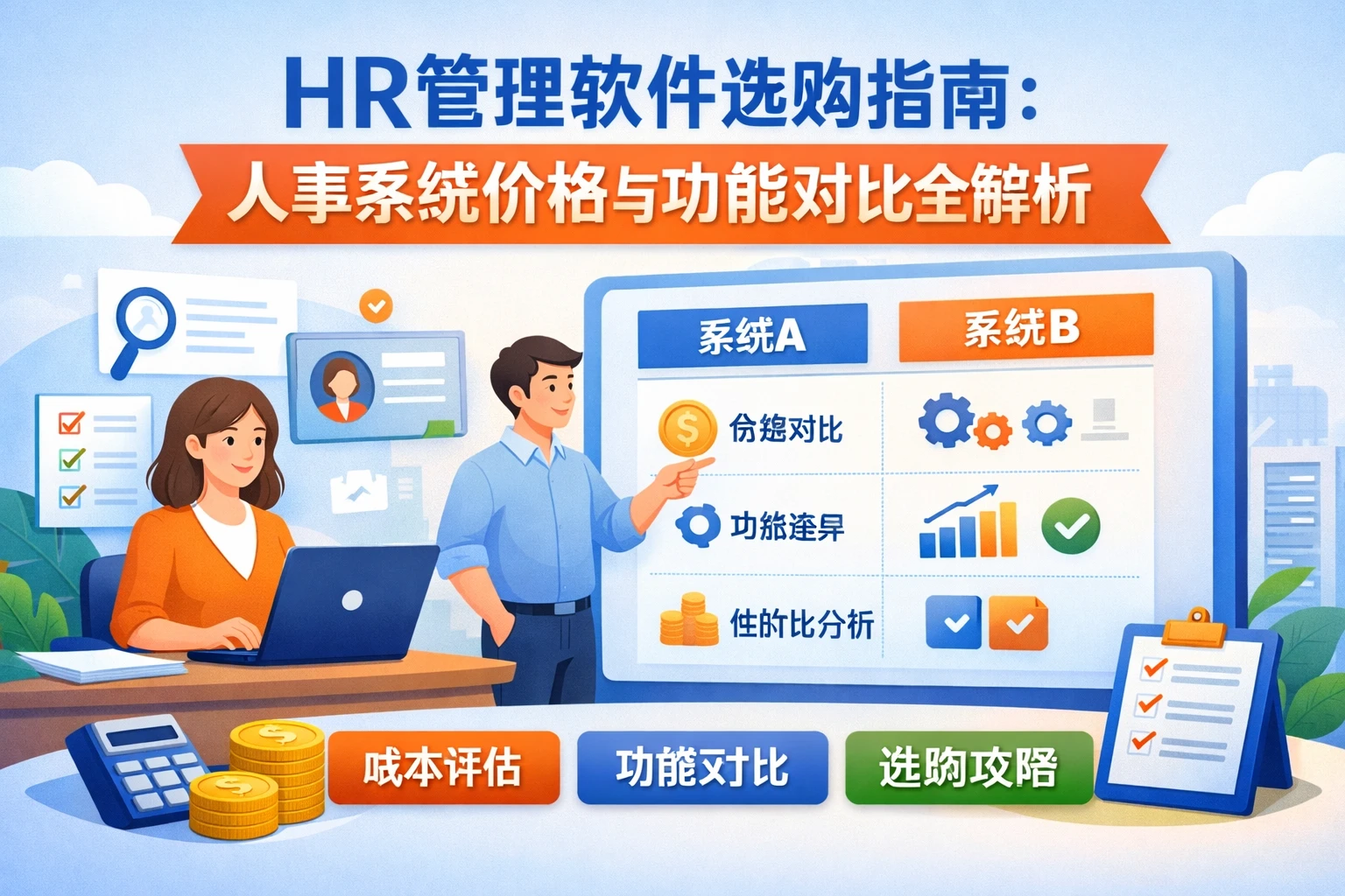HR管理软件选购指南：人事系统价格与功能对比全解析