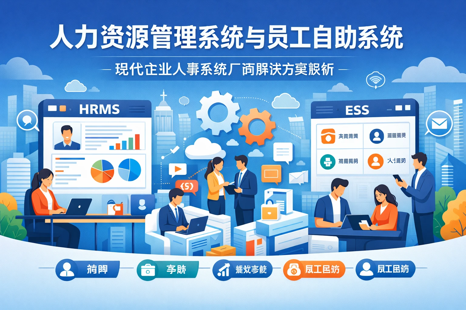 人力资源管理系统与员工自助系统：现代企业人事系统厂商解决方案探析