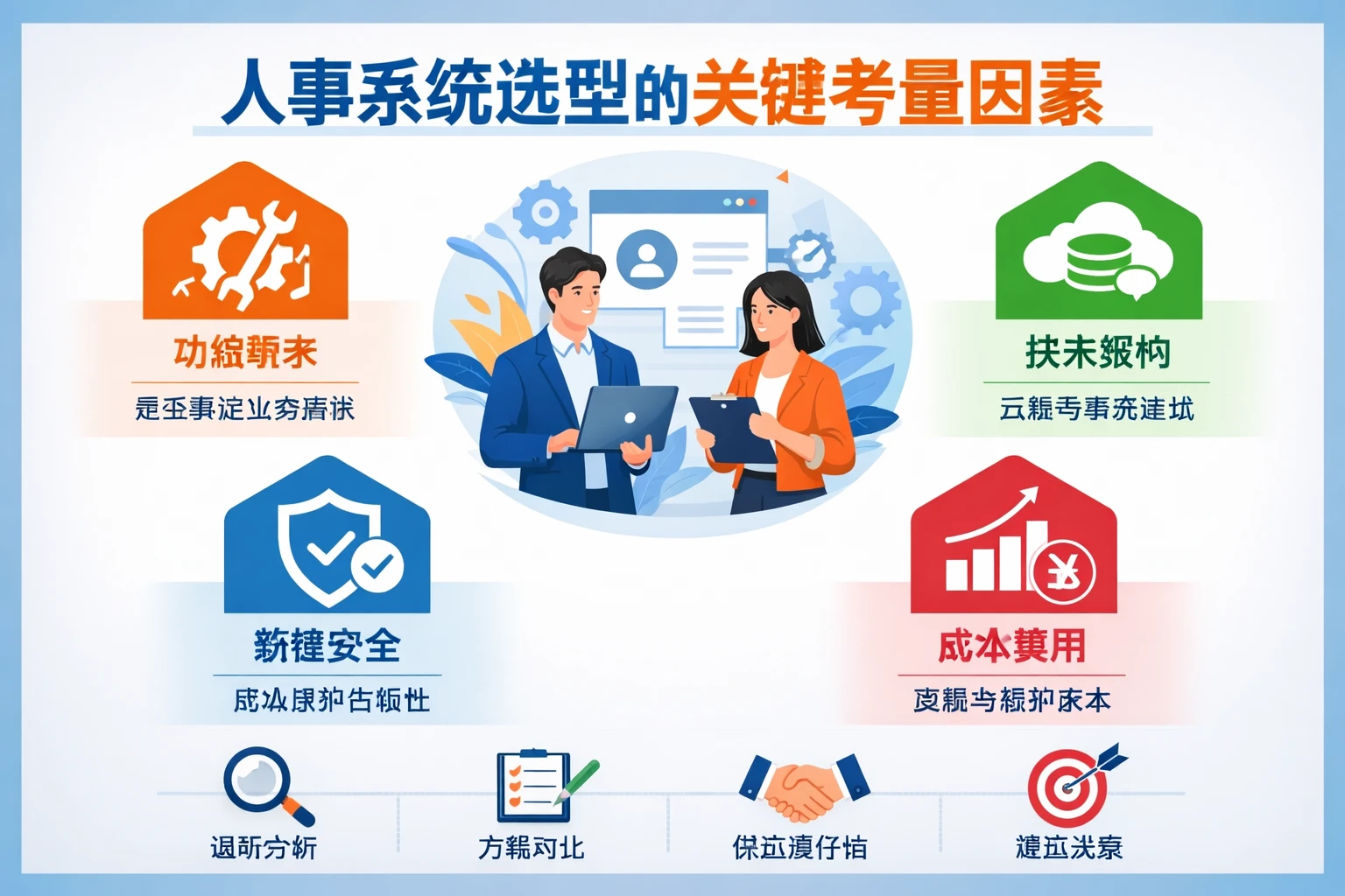人事系统选型的关键考量因素