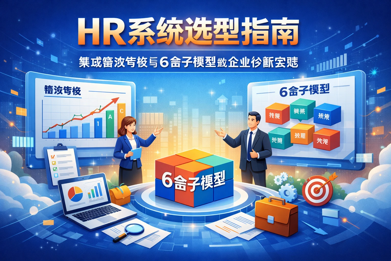 HR系统选型指南:集成绩效考核与6盒子模型的企业诊断实践