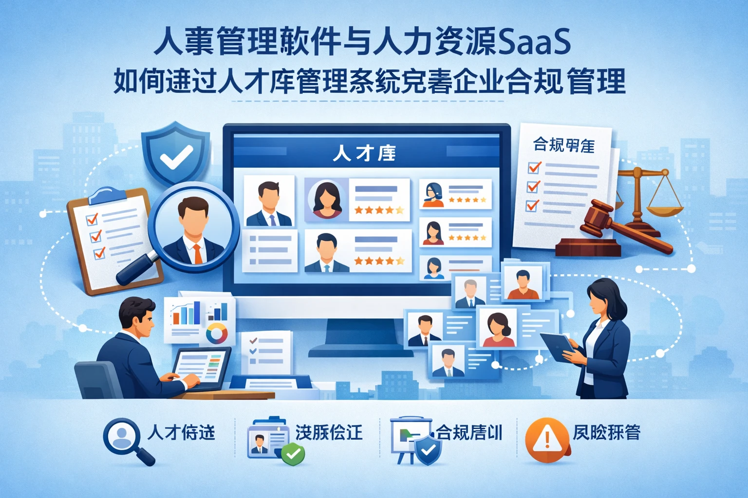 人事管理软件与人力资源SaaS如何通过人才库管理系统完善企业合规管理