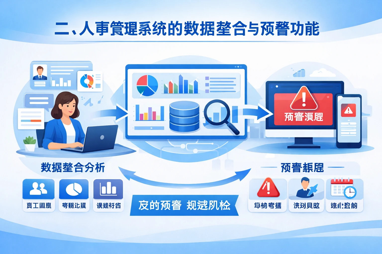 二、人事管理系统的数据整合与预警功能