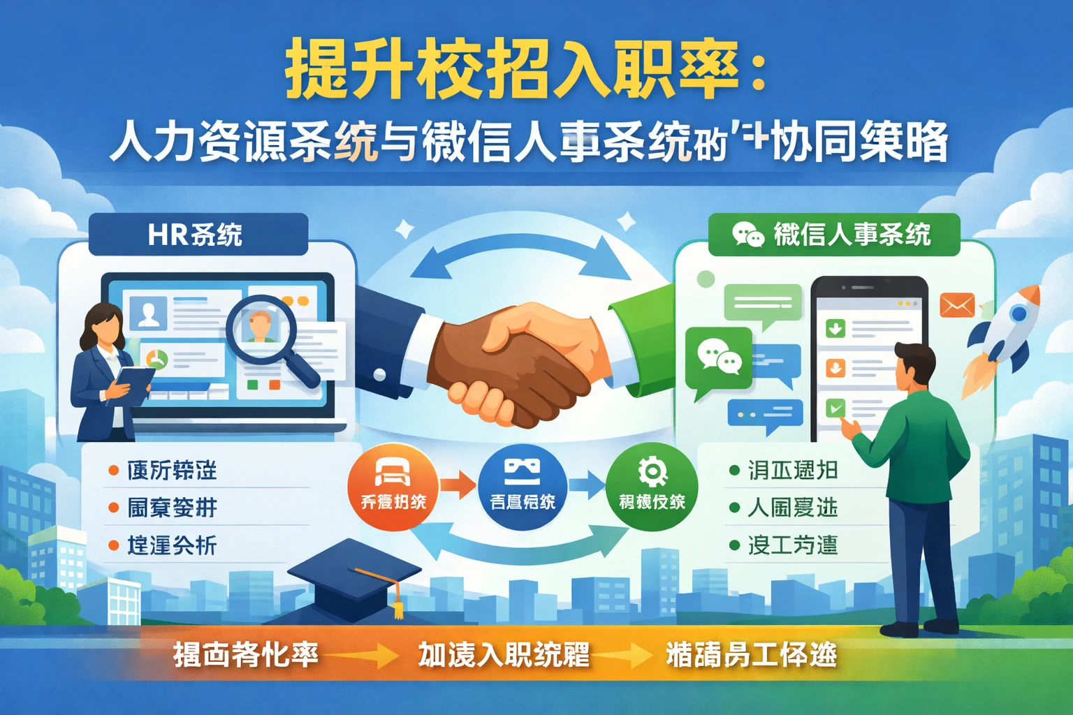 提升校招入职率:人力资源系统与微信人事系统的协同策略