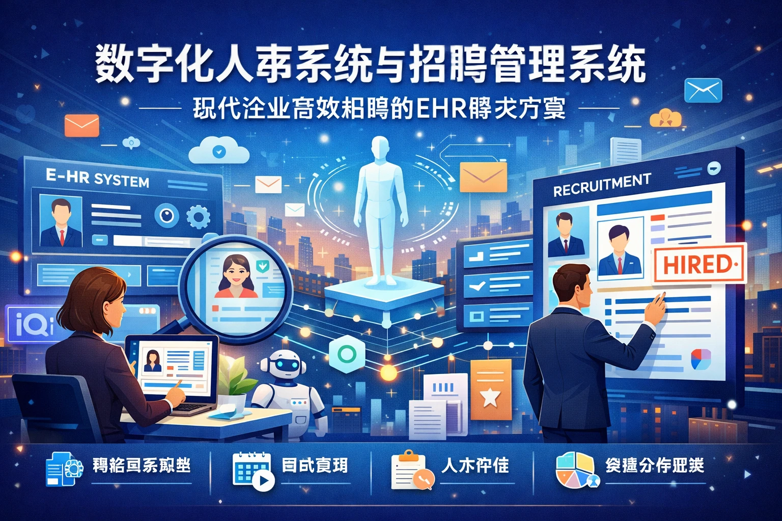 数字化人事系统与招聘管理系统:现代企业高效招聘的EHR解决方案