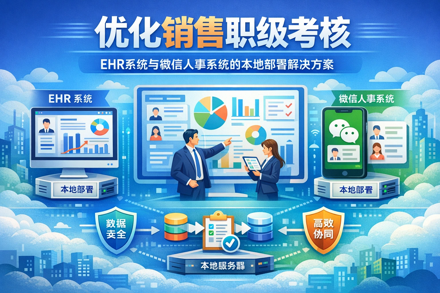 优化销售职级考核：ehr系统与微信人事系统的本地部署解决方案