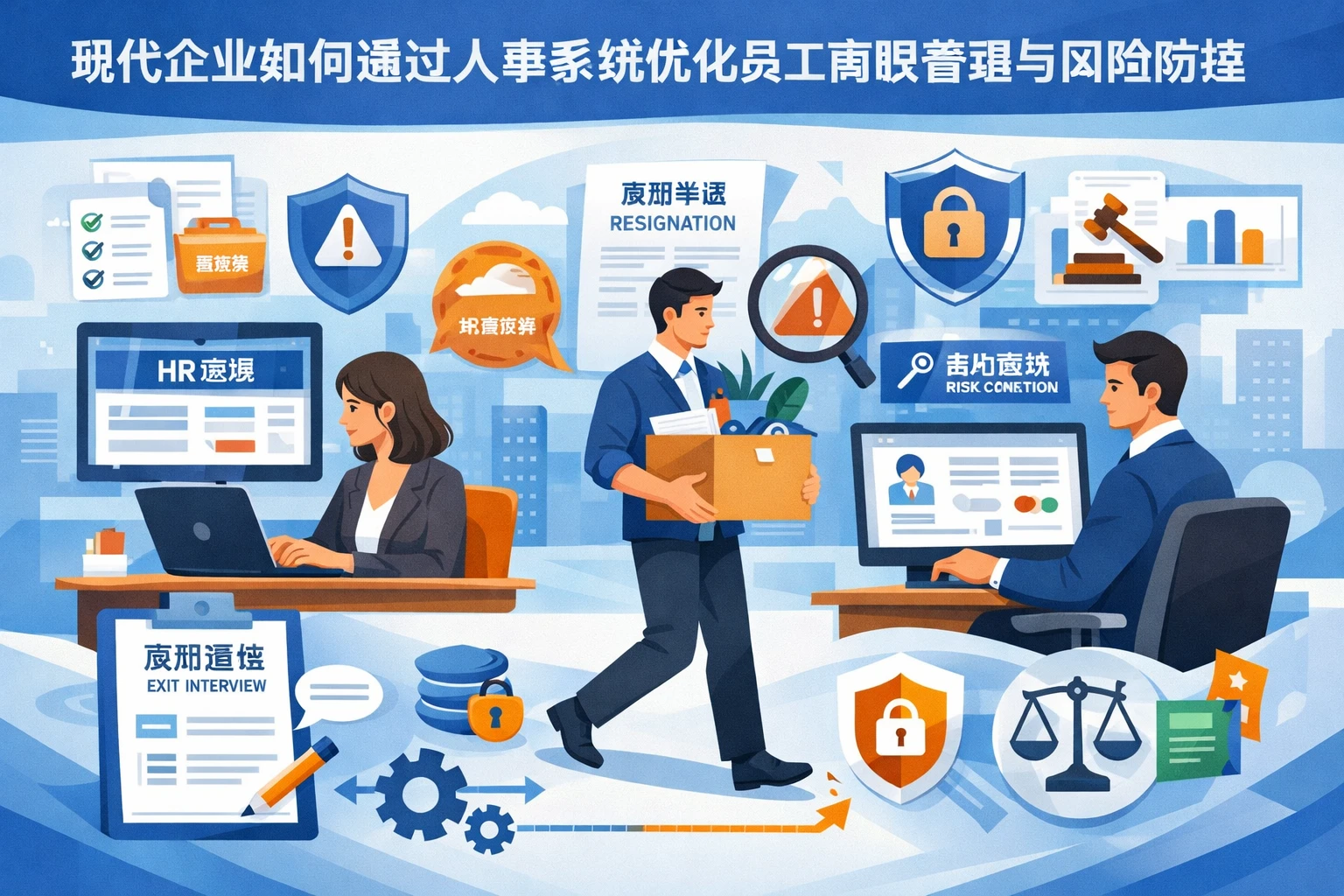 现代企业如何通过人事系统优化员工离职管理与风险防控