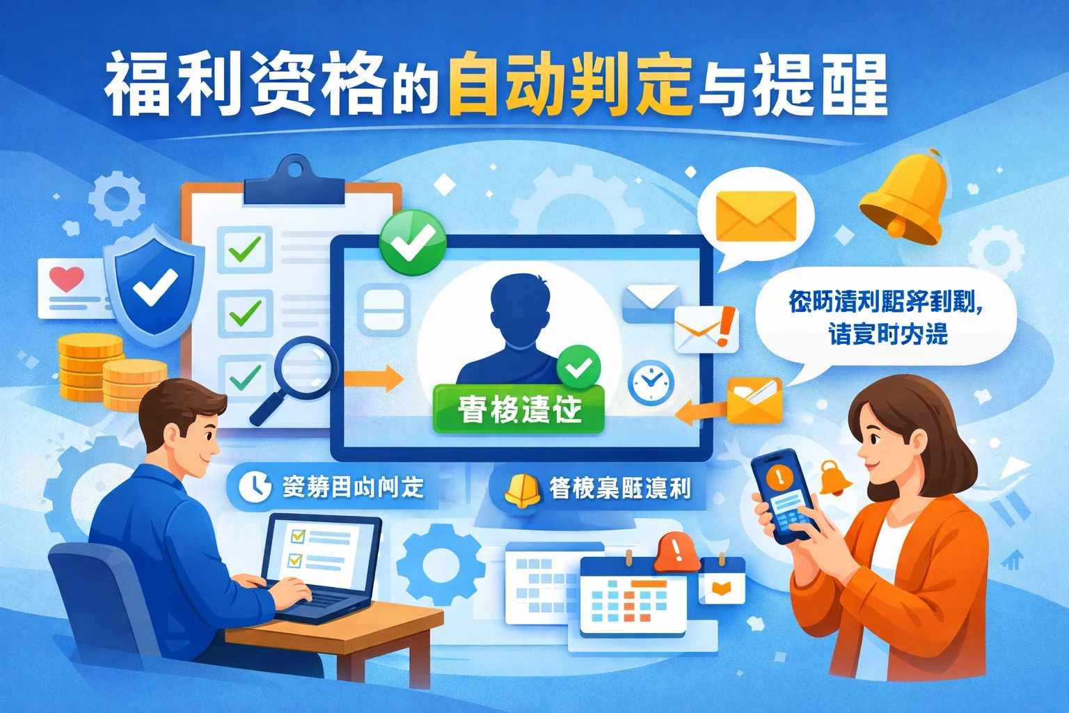 福利资格的自动判定与提醒