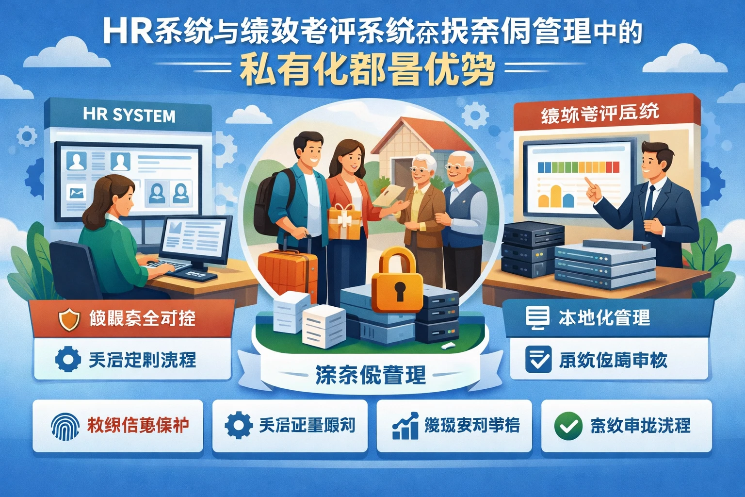 HR系统与绩效考评系统在探亲假管理中的私有化部署优势