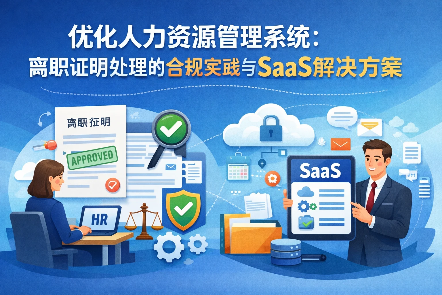 优化人力资源管理系统：离职证明处理的合规实践与SaaS解决方案