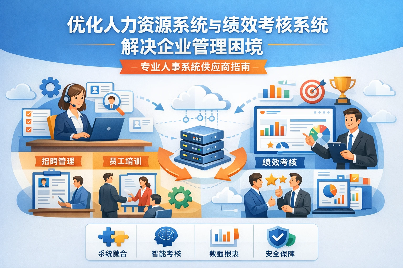 优化人力资源系统与绩效考核系统，解决企业管理困境 - 专业人事系统供应商指南