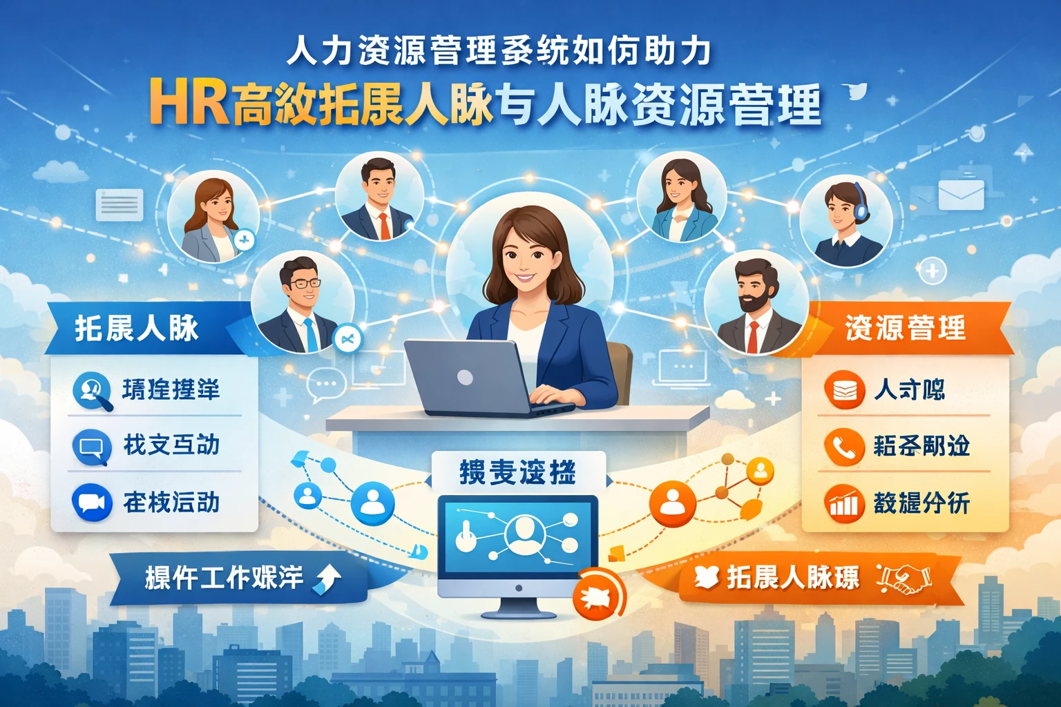 人力资源管理系统如何助力HR高效拓展人脉与人脉资源管理