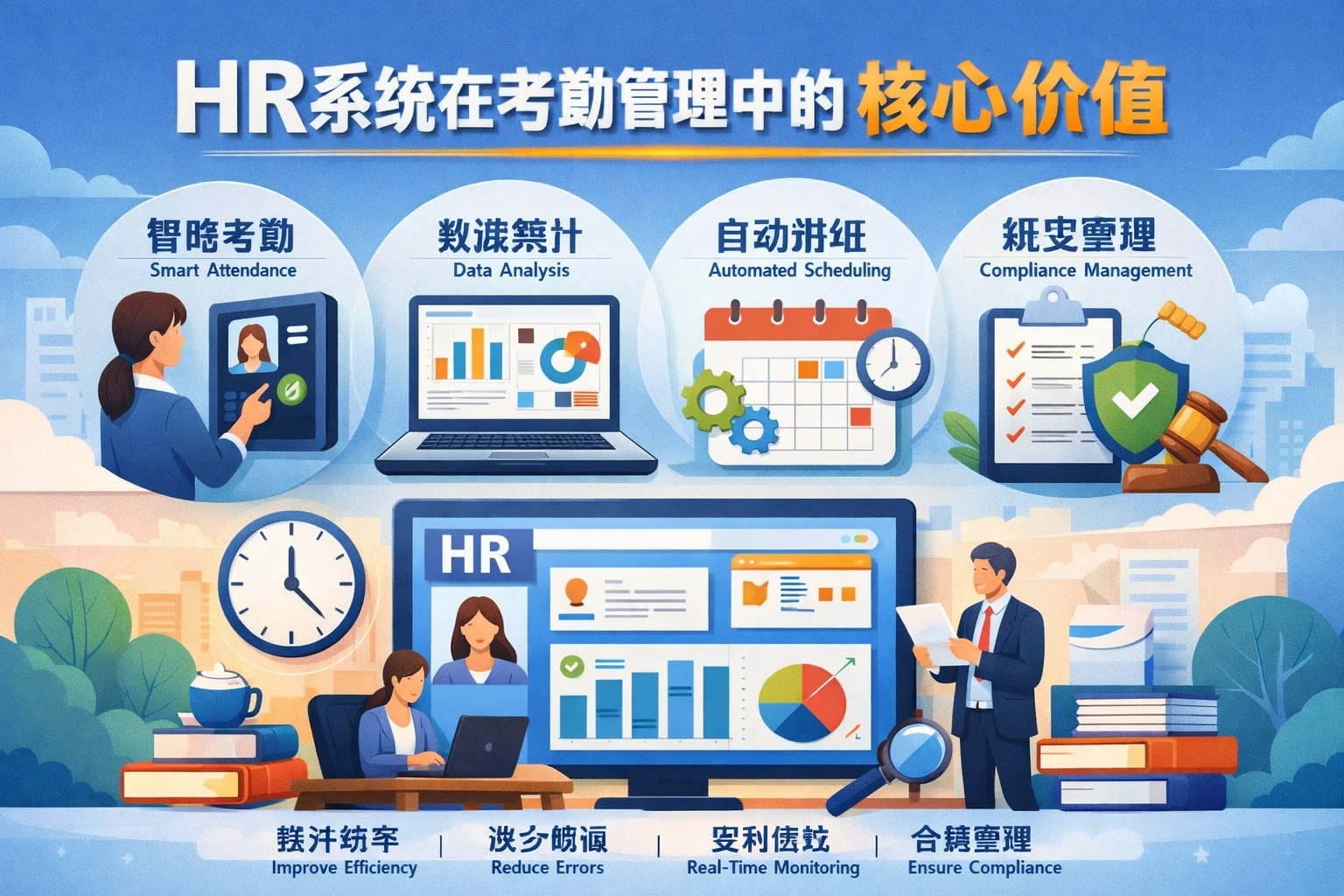 HR系统在考勤管理中的核心价值