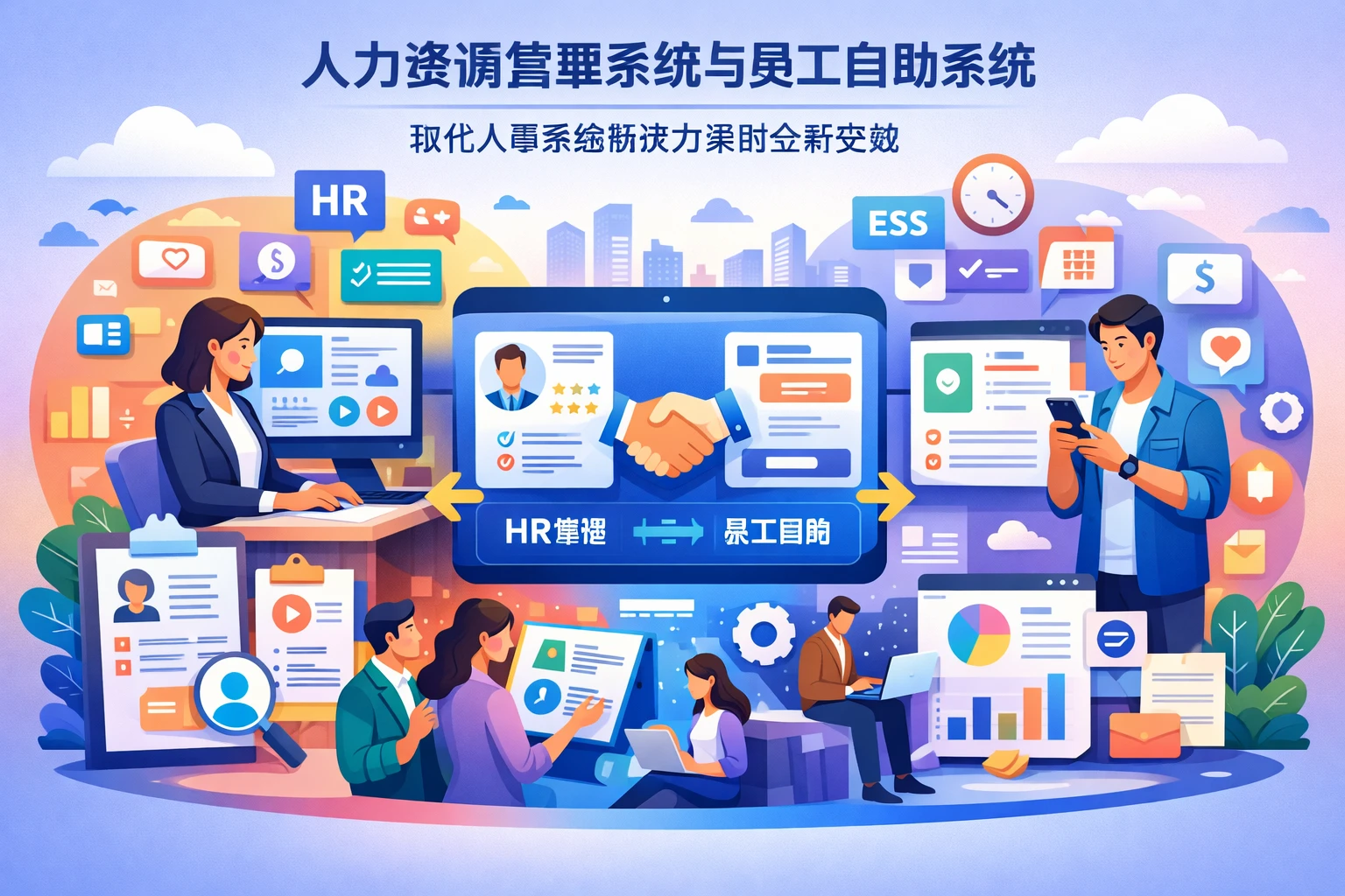 人力资源管理系统与员工自助系统：现代人事系统解决方案的全新突破