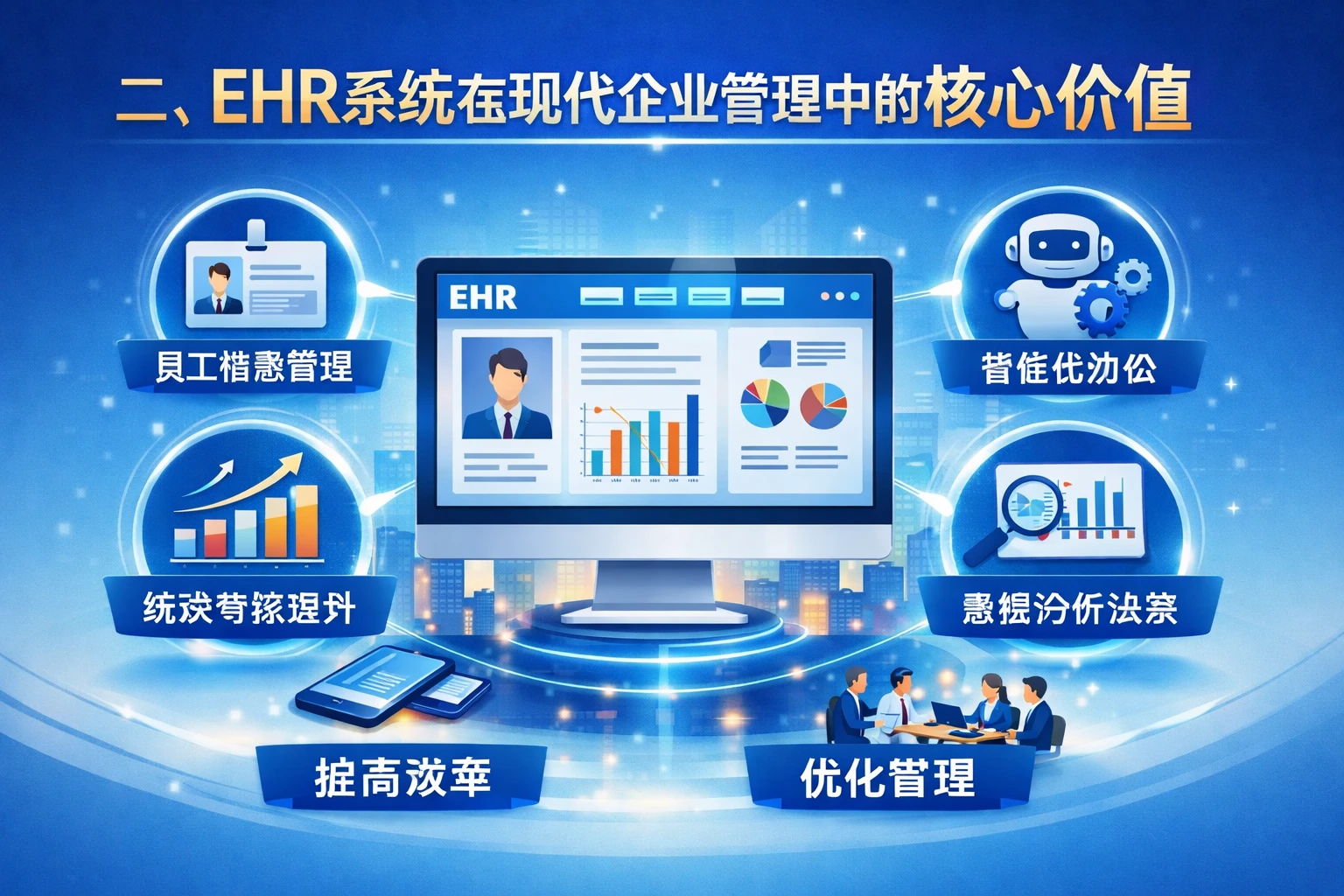 二、EHR系统在现代企业管理中的核心价值