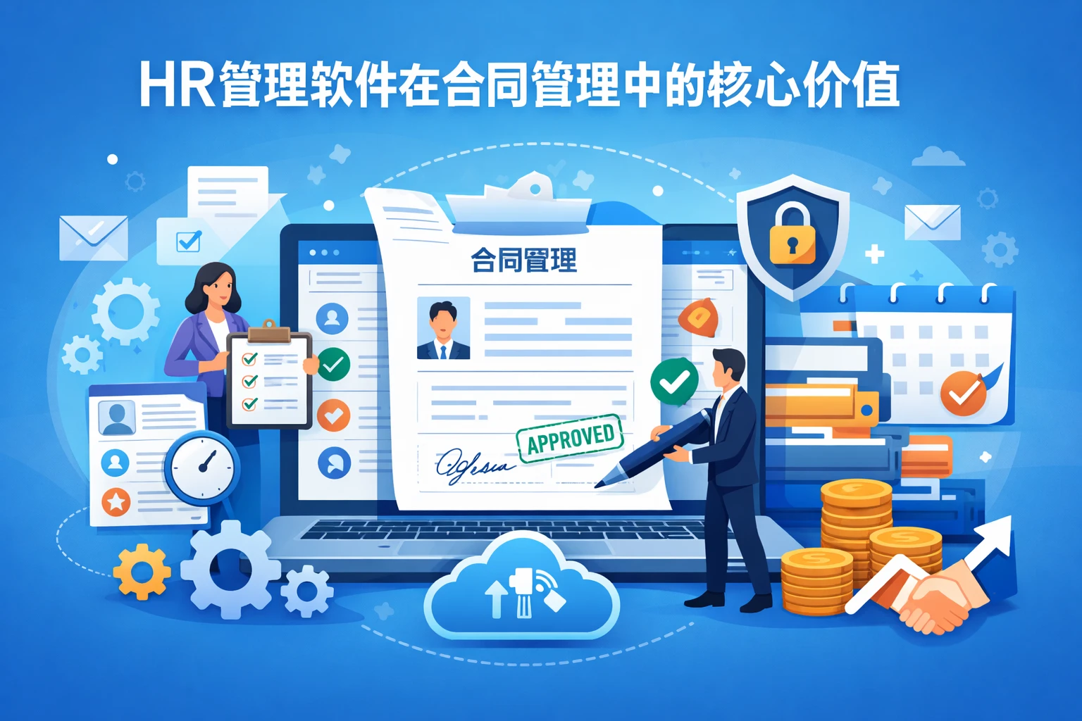 HR管理软件在合同管理中的核心价值