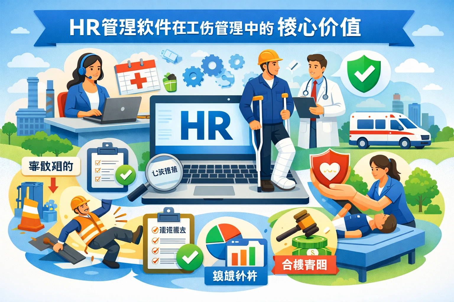 HR管理软件在工伤管理中的核心价值