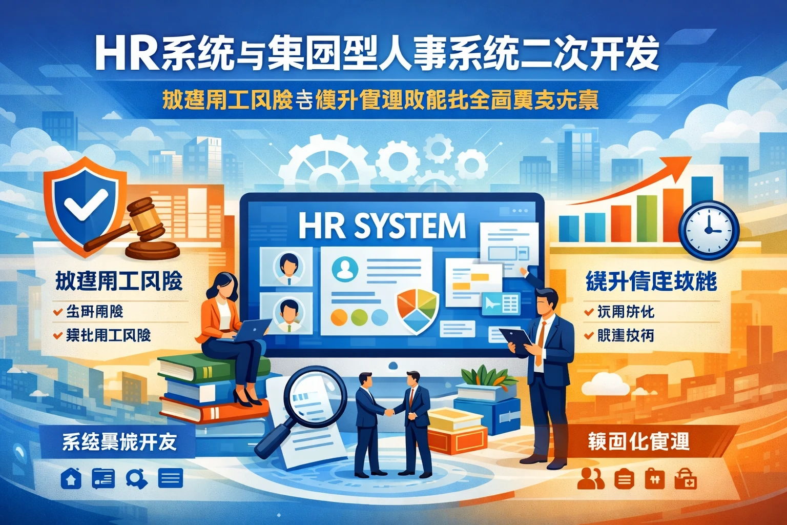 HR系统与集团型人事系统二次开发：规避用工风险与提升管理效能的全面解决方案