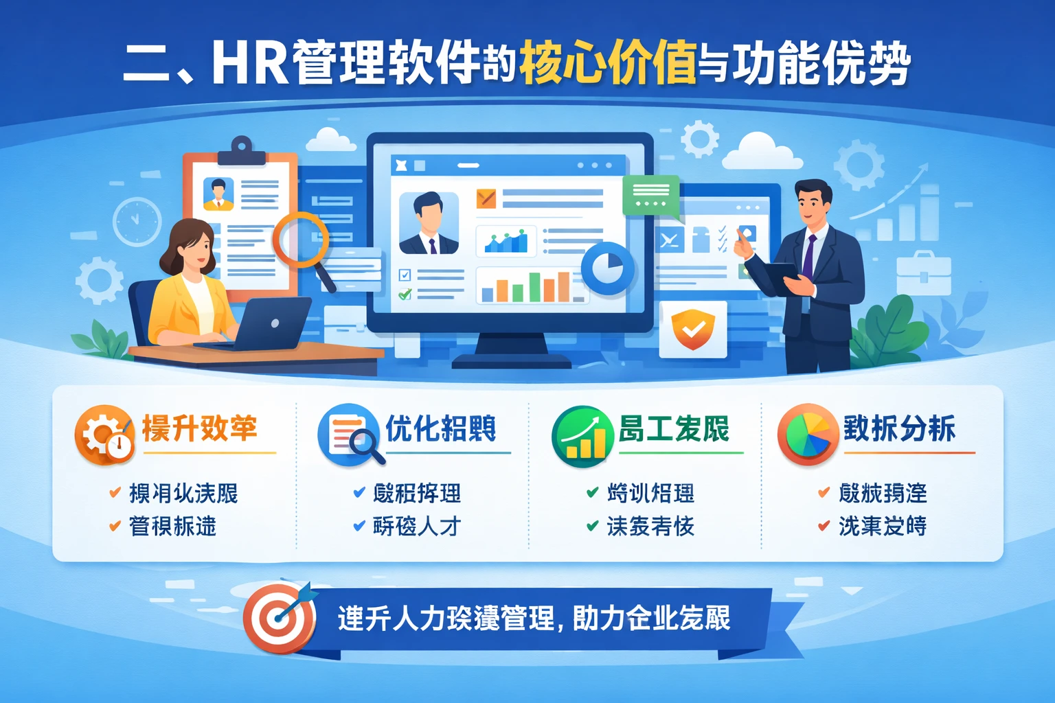 二、HR管理软件的核心价值与功能优势