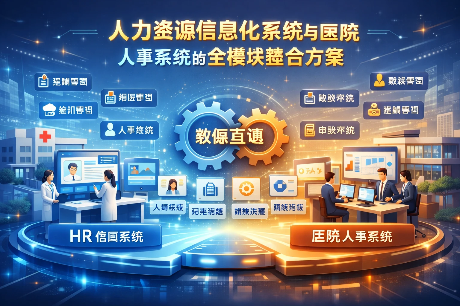 人力资源信息化系统与医院人事系统的全模块整合方案