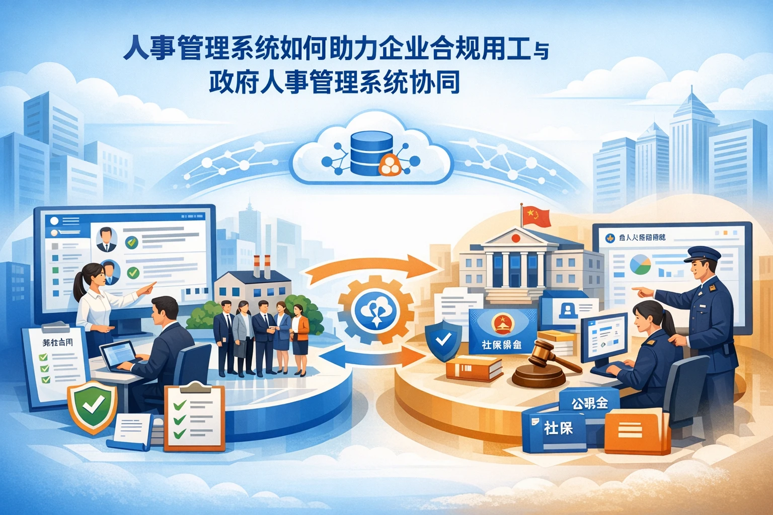 人事管理系统如何助力企业合规用工与政府人事管理系统协同