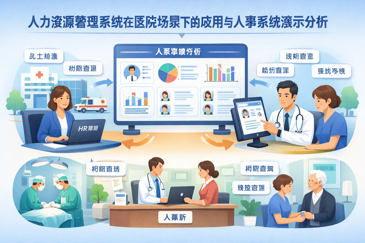 人力资源管理系统在医院场景下的应用与人事系统演示分析